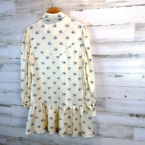 NWOT Folk Saint Sienna Dress Kindred Floral Prairie Western Mini Small Cottage - Picture 6 of 15